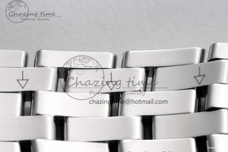 0503 Casual De Ville SS DIWF 1:1 Best Edition White Dial RG Markers on SS Bracelet MIYOTA 7847